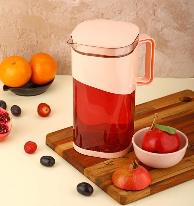 Nion Plastic Water Jug – 2 Litre | BPA-Free, Durable & Lightweight | Easy Grip Handle, Ideal for Home, Fridge & Office Use