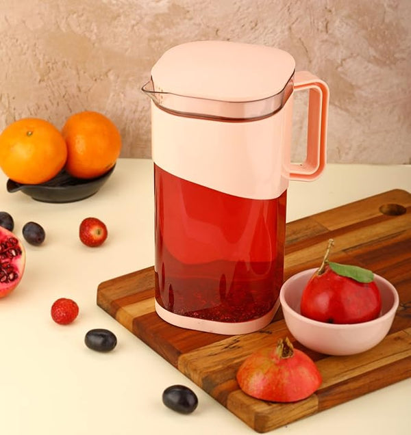 Nion Plastic Water Jug – 2 Litre | BPA-Free, Durable & Lightweight | Easy Grip Handle, Ideal for Home, Fridge & Office Use